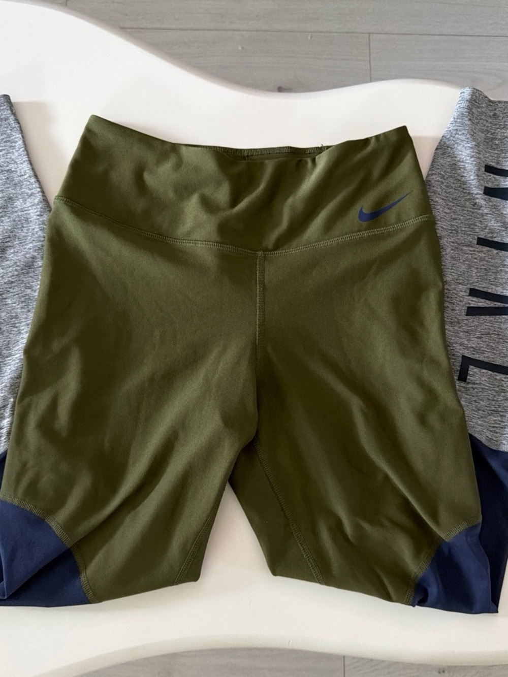 Nike Olive Green and Navy leggings